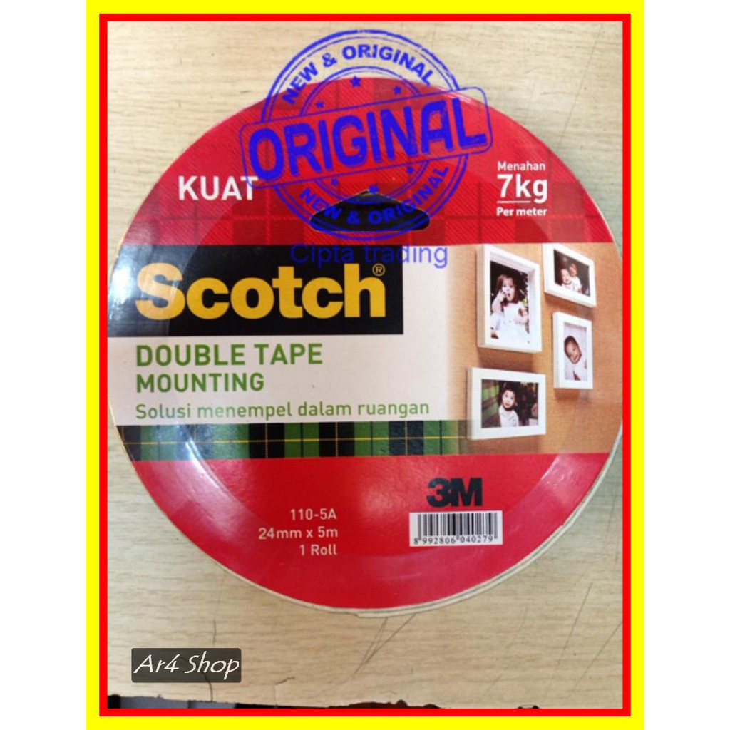 

Double Tape - Scotch 3M - Mounting Tape 24 Mm X 5M