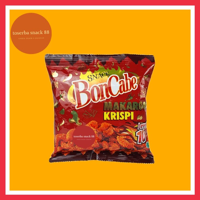 

SNACK BONCABE/Makaroni Krispi Level 10-15 (30 gram)