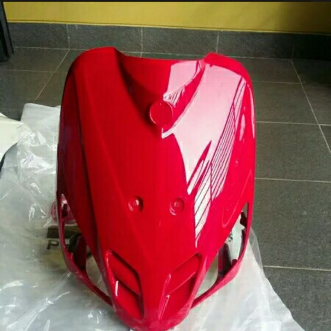 tameng mio sporty merah/dasi mio sporty merah/dada mio sporty merah