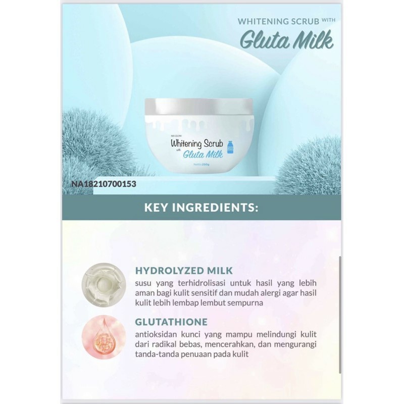 WHITENING GLUTA SCRUB MS GLOW ORIGINAL