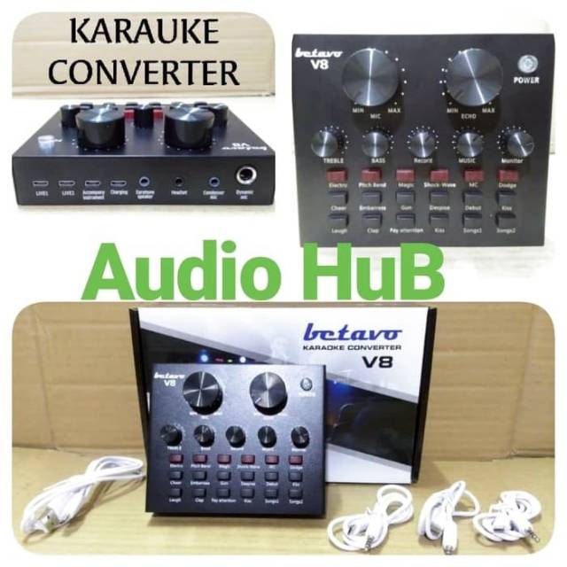 EFFECT VOKAL KARAOKE BETAVO V8 KARAOKE CONVERTER BETAVO V 8