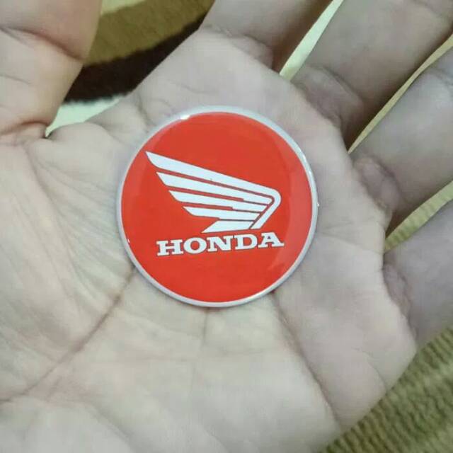 Stiker timbul Motor Logo Honda