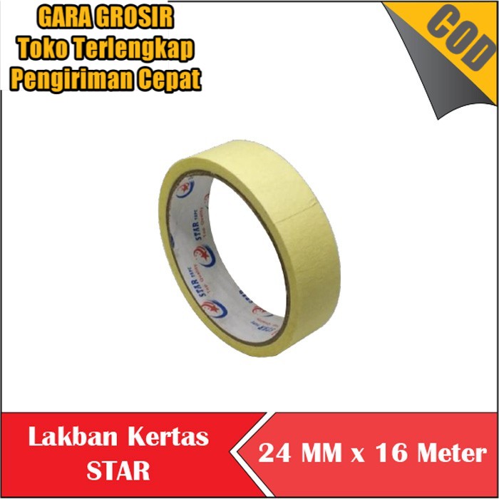 

MASKING TAPE LAKBAN KERTAS SOLASI KERTAS 1 SOLATIP KERTAS SEAL T