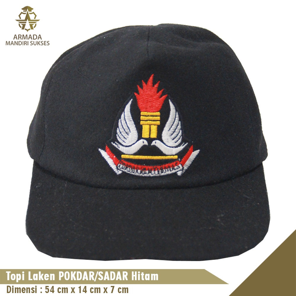 Topi Pokdar Sadar - Topi Pilkep Pokdar Sadar Laken