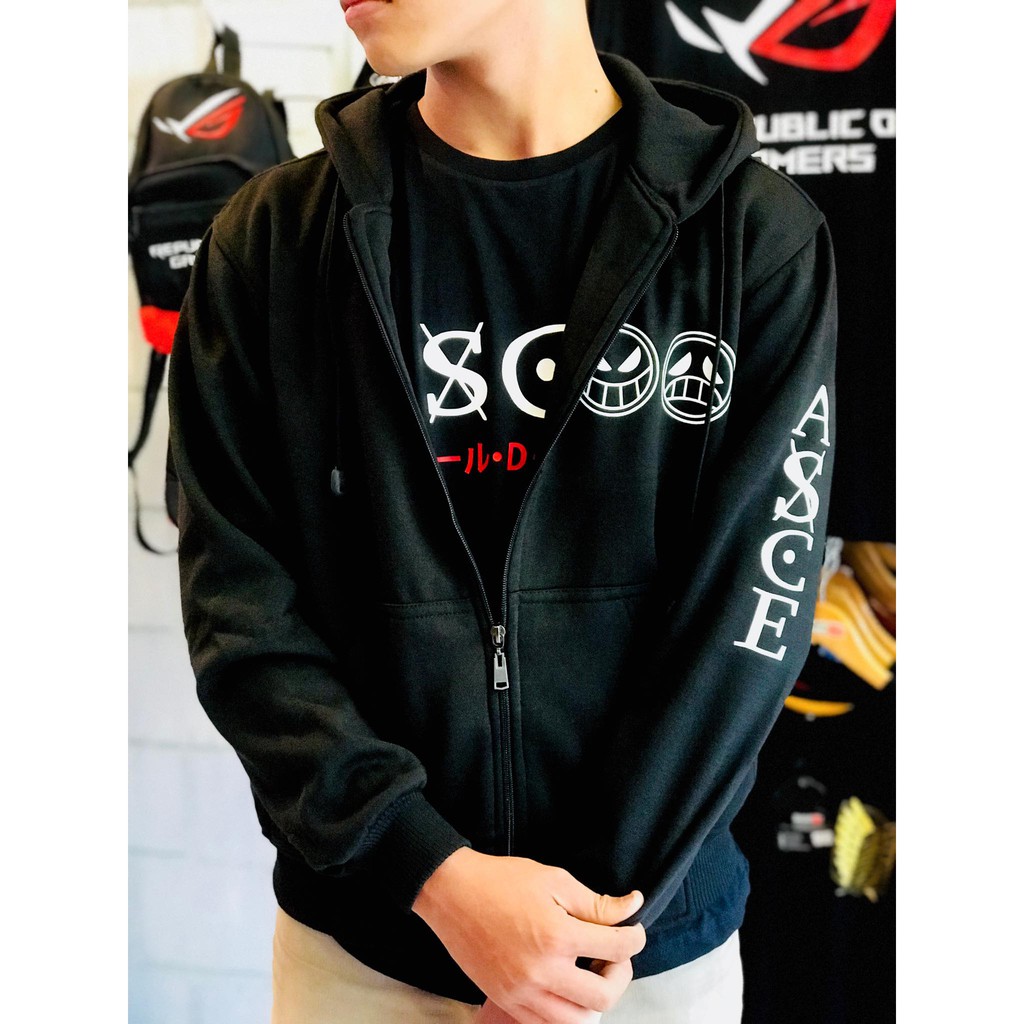 Jaket Asce Black One Piece