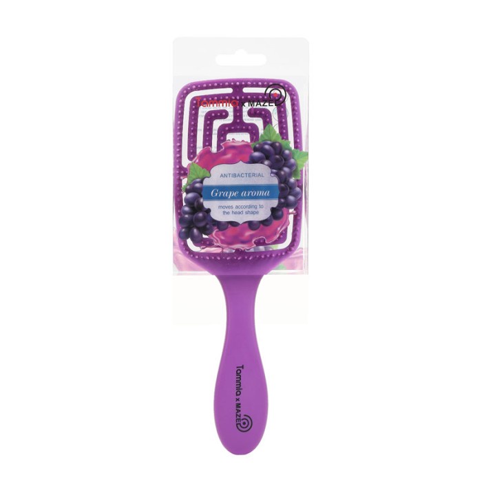 TammiaxMaze WFB-006 L Antibacterial Wonder Flex Detangling Hair Brush - STRAWBERRY-PINK ANANDA_KOSMETIK