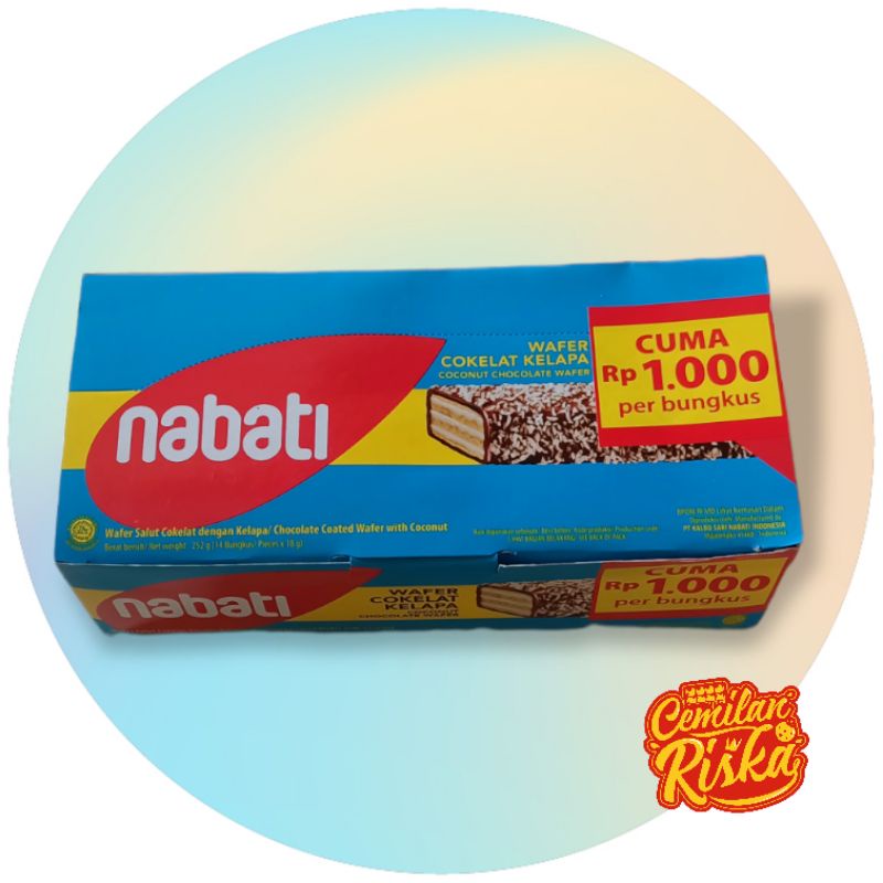 

NABATI WAFER COKELAT KELAPA PER BOX