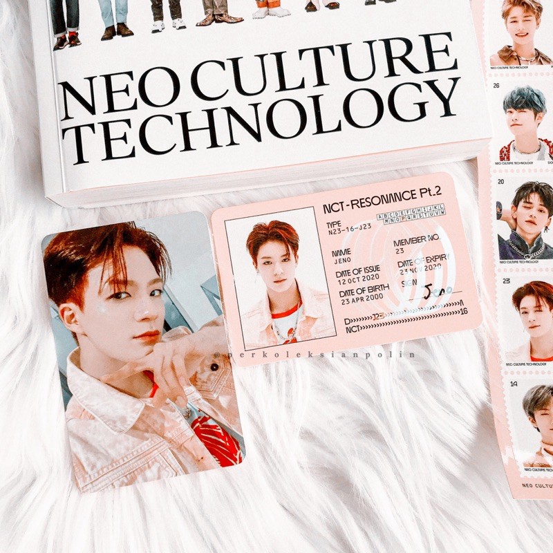 NCT Resonance Departure ver pt.2 JENO SET [UNSEALED] Pc Jeno PC kun ID Card Jeno Lucas Yuta