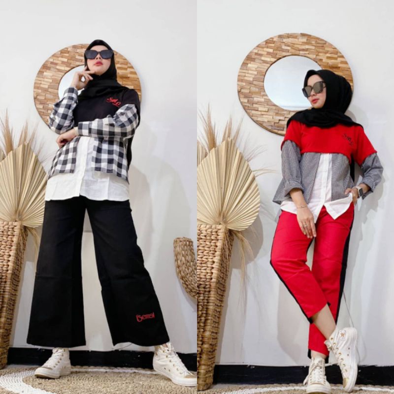 KEMEJA AGNES ESEMEL . KEMEJA TERBARU ESEMEL . ATASAN TERBARU ESEMEL