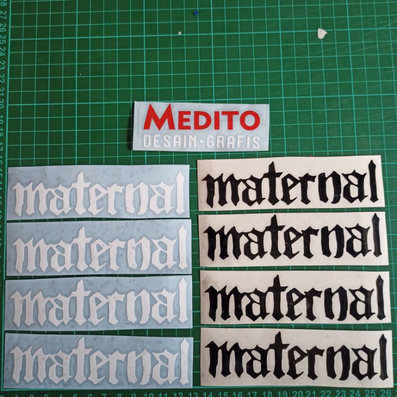 Sticker Cutting MATERNAL