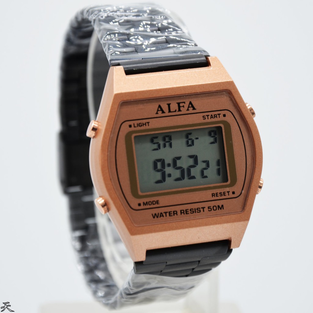 Jam Tangan Wanita Alfa Original, Waterresist sport Digital34