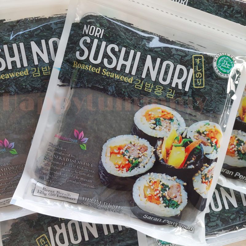 HPT - JAVA SUSHI NORI Rumput Laut Kimbap Seaweed Halal MUI