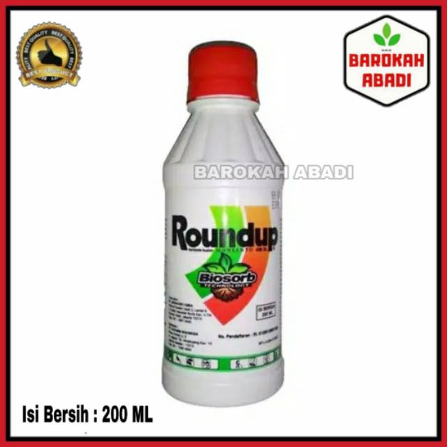 ROUNDUP 486SL HERBISIDA OBAT PEMBASMI RUMPUT LIAR &amp; GULMA 200 ML