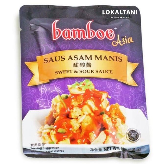 

Saus Asam Manis Bamboe 80gr / Sweet and Sour Sauce / Saus Instan HALAL