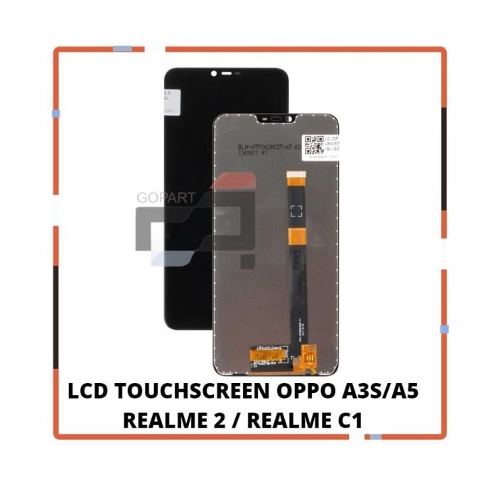 LCD TOUCHSCREEN OPPO A3S / A5 / REALME 2 / REALME C1 UNIVERSAL ORI ---Terbaru---
