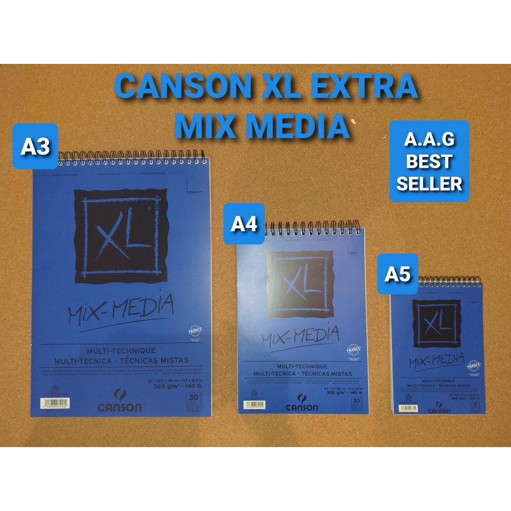 

CANSON XL EXTRA MIX MEDIA 300 GRAM