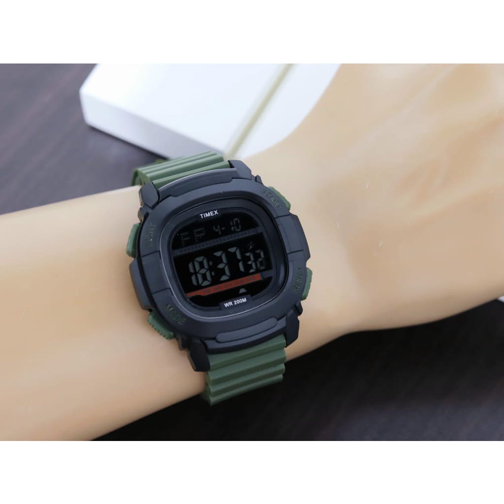 Ready lagi - JAM TANGAN PRIA SPORTY TIMEX / 511 DIGITAL STRAP TALI RUBBER