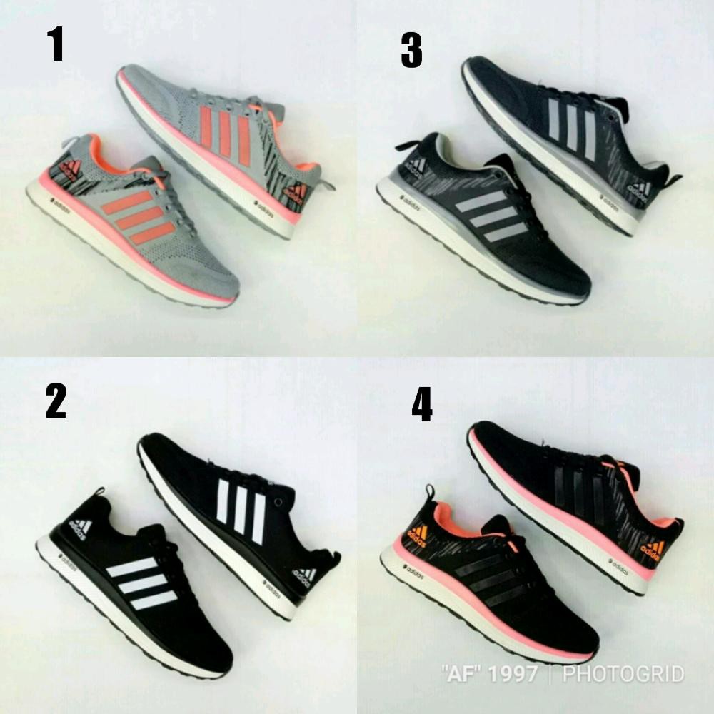 Jual SEPATU ADIDAS NEO ZOOM FLYKNIT CASUAL RUNNING WANITA Diskon