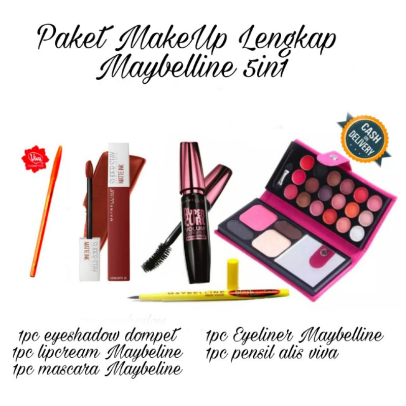 Paket Kosmetik Myb  Lengkap Murah 4 in 1 -Paket Make Up Myb