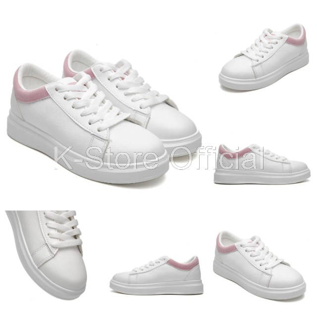 K-Store Official - PVN Sepatu Sneakers Wanita Sport Shoes Putih 612