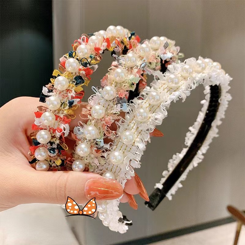 cod☜☞ready  Bando Anak Renda Mutiara Gaya Korea Import lagilaku