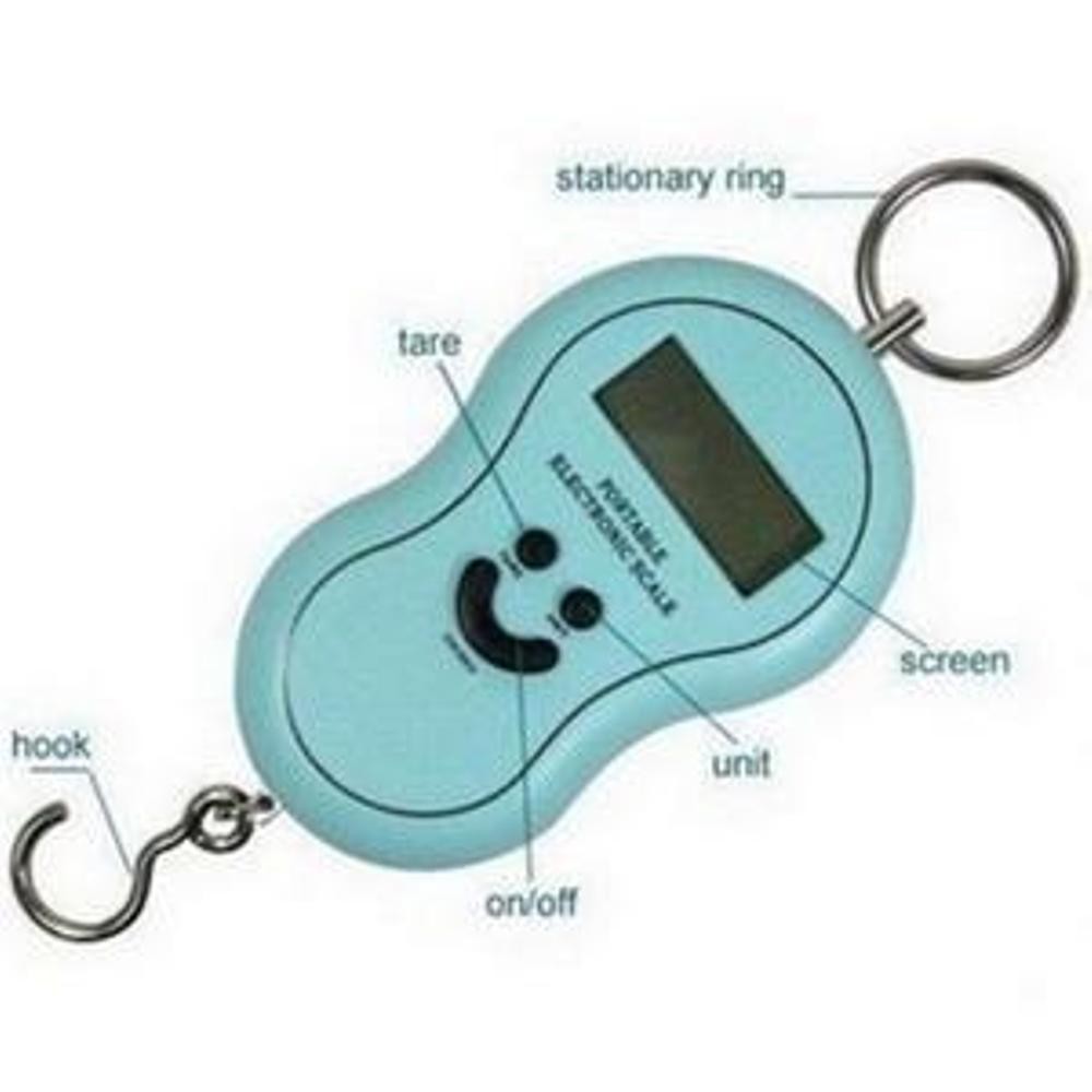 Timbangan Gantung Mini Digital Portable Electronic Scale Smile Travel