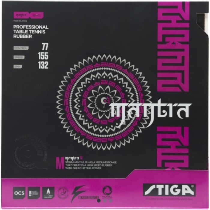 Stiga Mantra M-(Sekelas Andro Rasanter Bluefire Rozena Aurus Omega) - Hitam