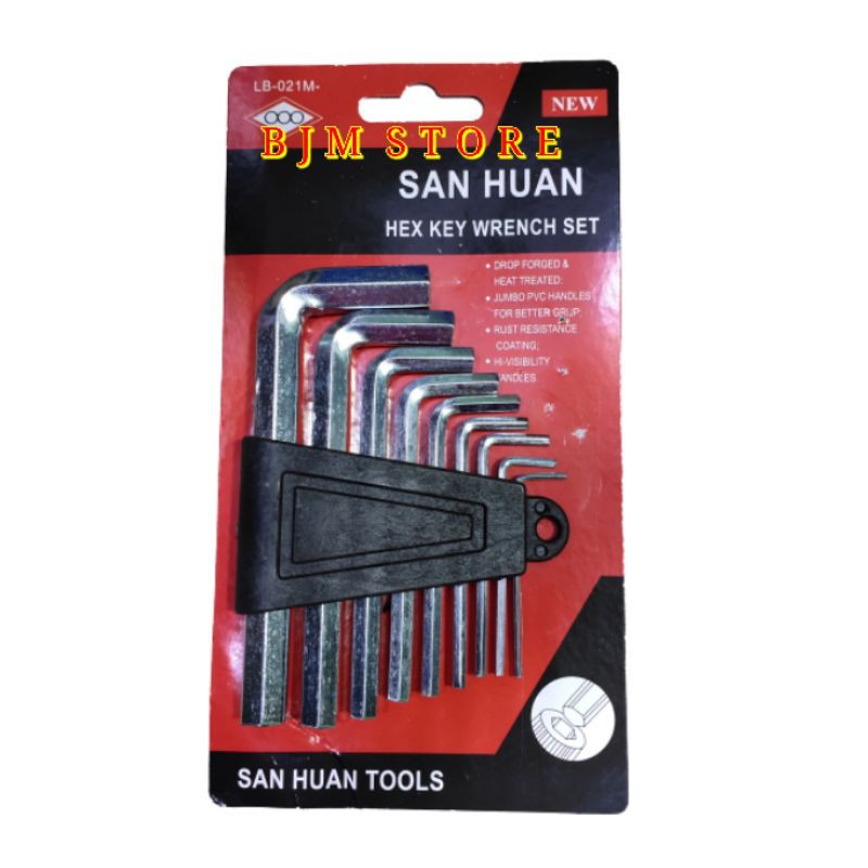 KUNCI L SAN HUAN 9PCS