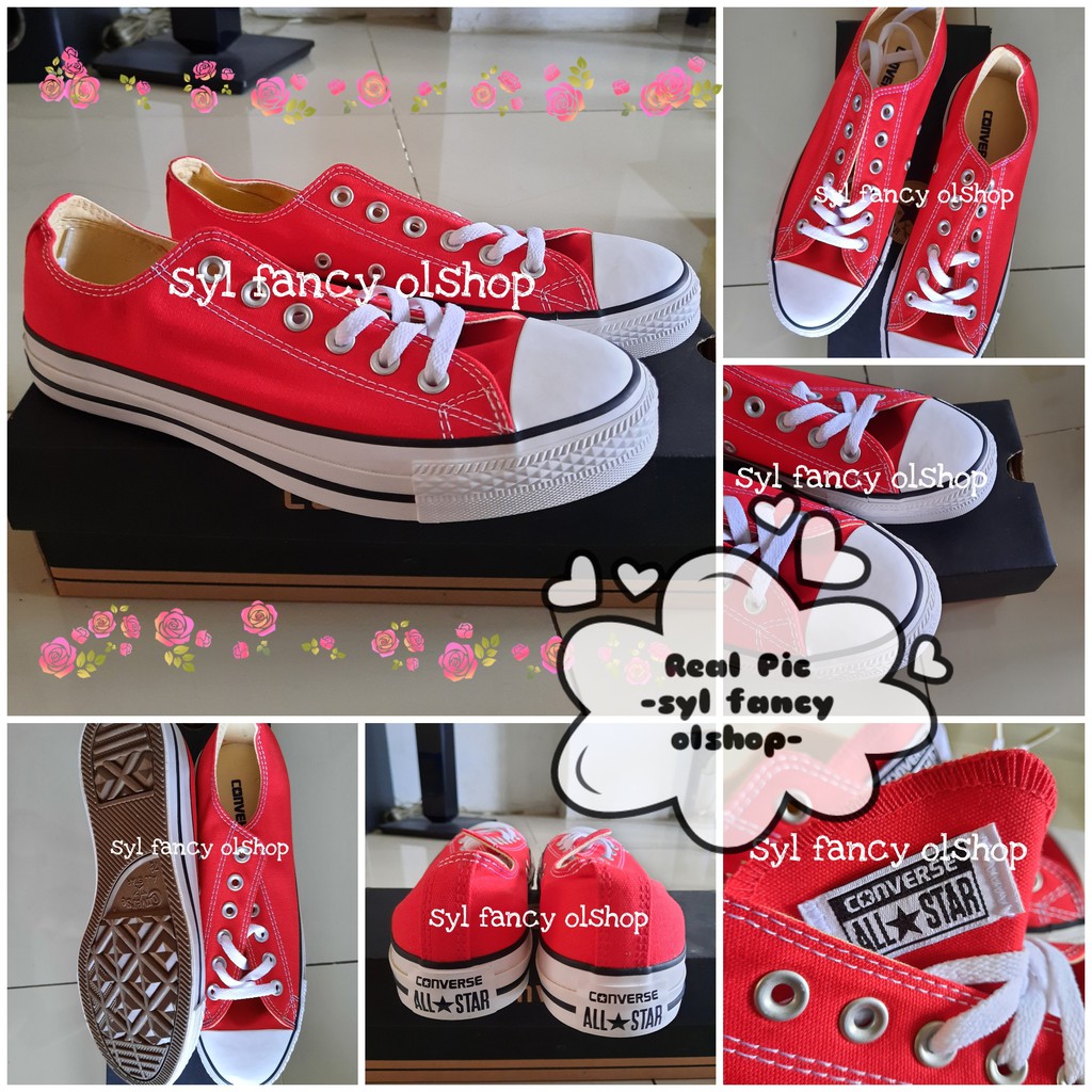 custom red shoes