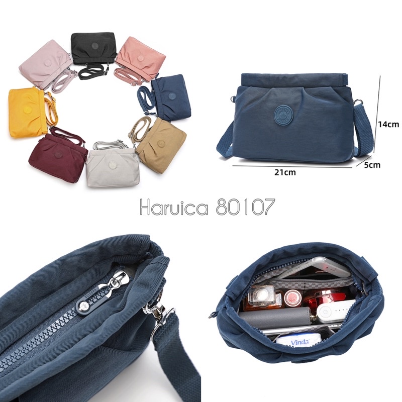 HARUICA BAG 80107 Tas Selempang Wanita Original Import - Sling Bag - Recommended High Quality Casual Bag