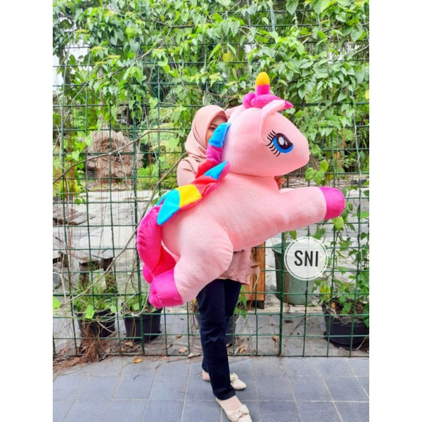 Boneka Unicorn Kuda Poni / Little Pony Jumbo Termurah Berlabel SNI