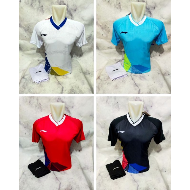 BAJU BADMINTON DEWASA SETELAN BADMINTO L156 JERSEY BULUTANGKIS