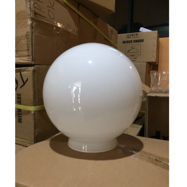 Hanya kaca bulat 22.5cm lampu taman pilar dlx lighting