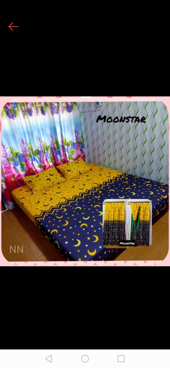Sprei Motif Micky Star