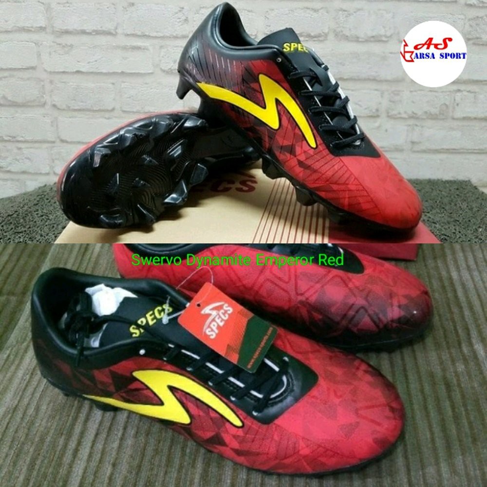 Sepatu Bola Specs Swervo Dynamite Emperor Red Sepak Bola
