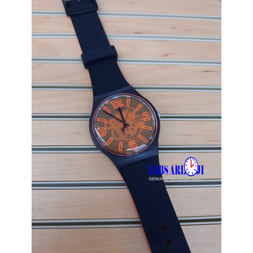 Jual Jam Tangan Swatch Analog Karet Unisex SUOB164 ORANGEBOOST Original  Indonesia|Shopee Indonesia