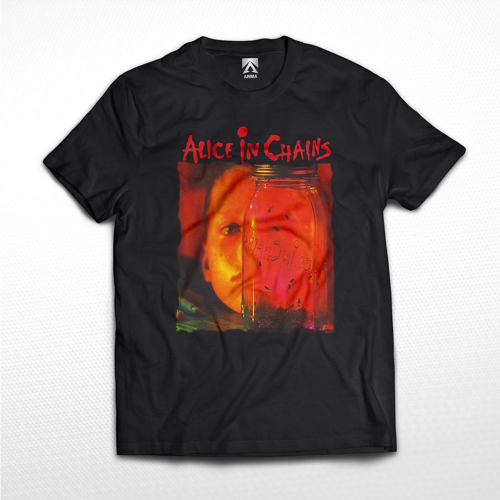 KAOS BAND ALICE IN CHAINS Jar of Flies / tshirt musik rock grunge metal baju distro unisex KAOS BAND