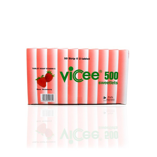 [1 STRIP] Vicee 500 mg Sweetless Vitamin C