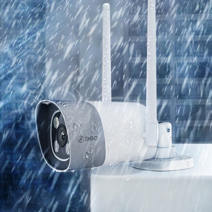 QIHOO D801 360 Smart IP Camera CCTV WIFI Outdoor Waterproof + 64GB