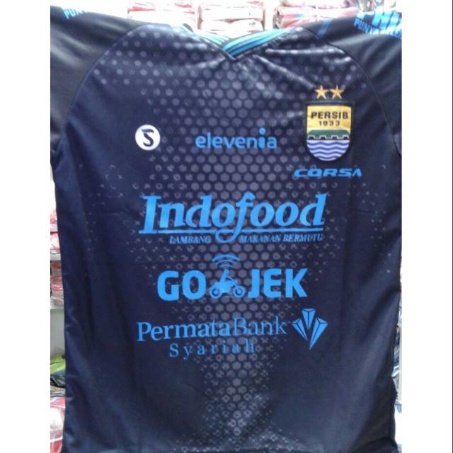 Jersey persib away 3rd 2018 hitam grade ori
