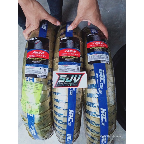 BAN LUAR IRC FASTI 2 TUBELESS 17.90/80 TERMURAH