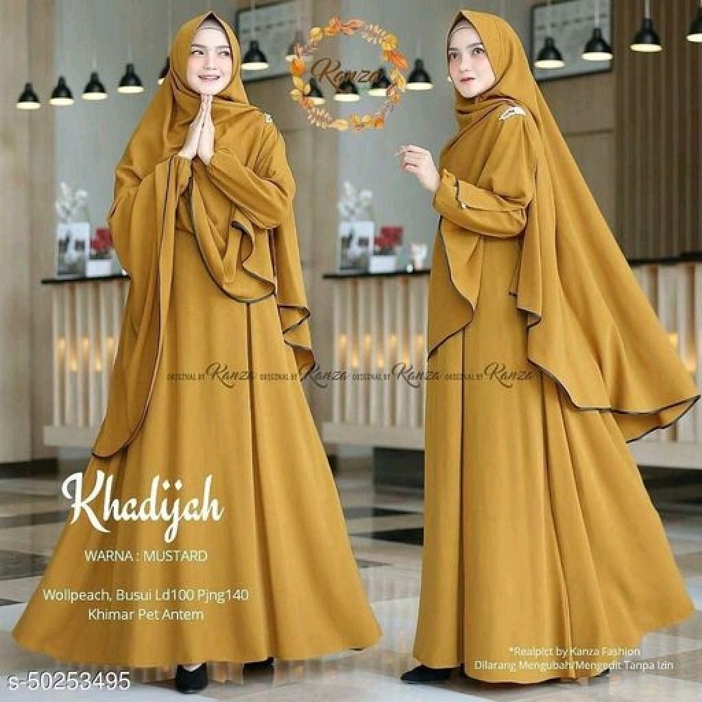 MRA- Khadijah syari free hijab Gamis syari Miranaolshop