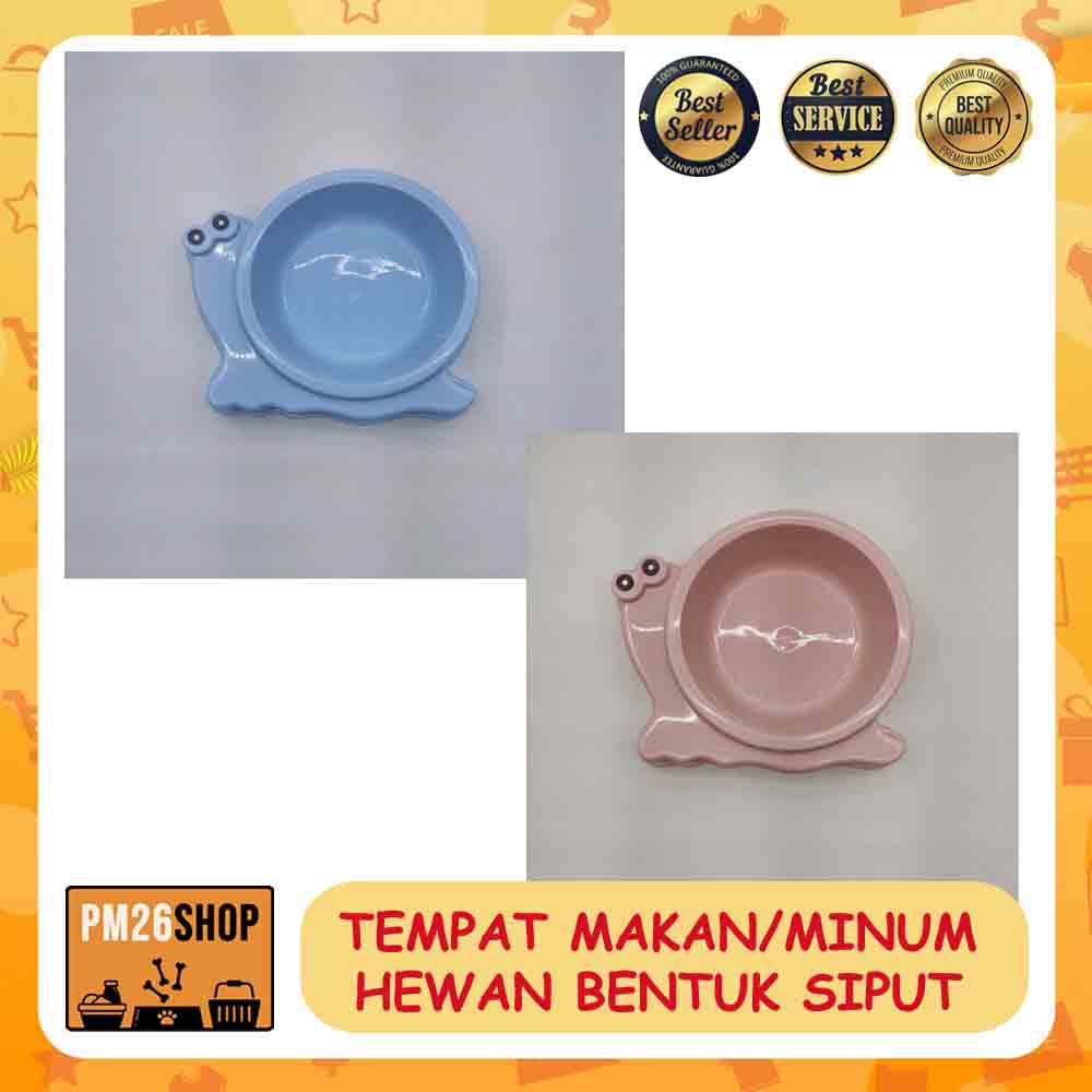 TEMPAT MAKAN MINUM UNTUK HEWAN BENTUK SIPUT