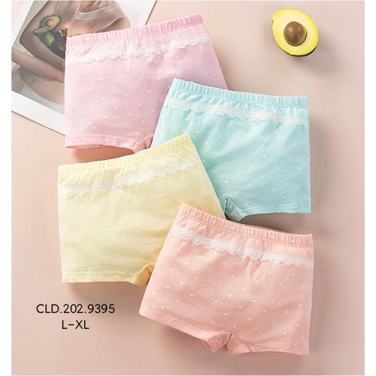 CD BOXER ANAKPEREMPUAN ISI 3Pc / CELANA DALAM BOXER ANAK CEWEK MURAH / Boxer Anak Cewek Motif Kartun /Pakaian Dalam Anak Cewek