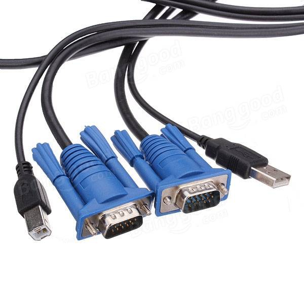 Kabel KVM Switch USB 1.5M High Quality