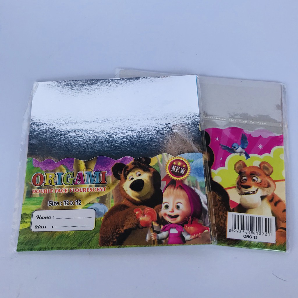 

Kertas Lipat ORIGAMI metalik MOZAKI