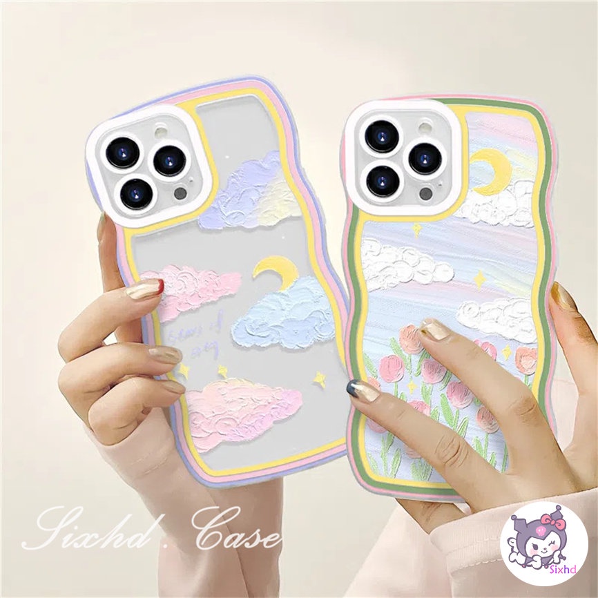 Samsung A04s A14 A34 A23 A33 A12 A22 A04 A03 A13 A50 A50s A30s A53 A54 A03s A51 A52 A31 A11 A21s A71 A72 A73 A30 A20 S22Ultra Plus Fashion Ins Flower Wave Pattern Phone Case Soft Cover