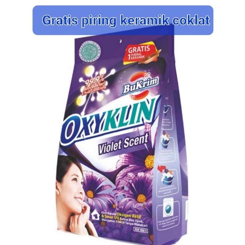 BUKRIM OXYKLIN DETERJEN BUBUK 800G