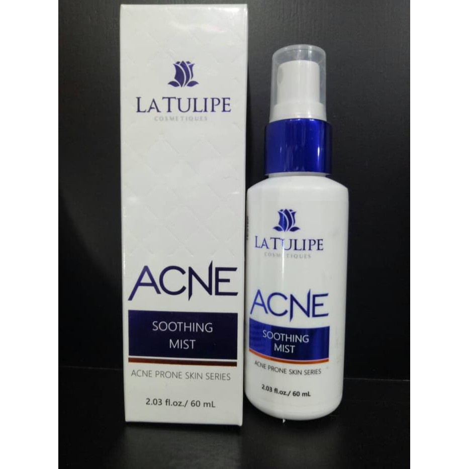 La Tulipe Paket Acne Series / Acne Spot Gel 25gr / Acne Care Spot Serum 20ml / Acne Spot Cover 15gr / Acne Soothing Mist 60ml / Obat Jerawat / Original