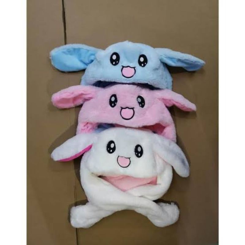 Bunny hat topi kelinci gerak lucu / dancing bunny hat